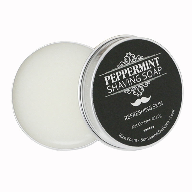 Mint Shaving Soap in Aluminium Tin