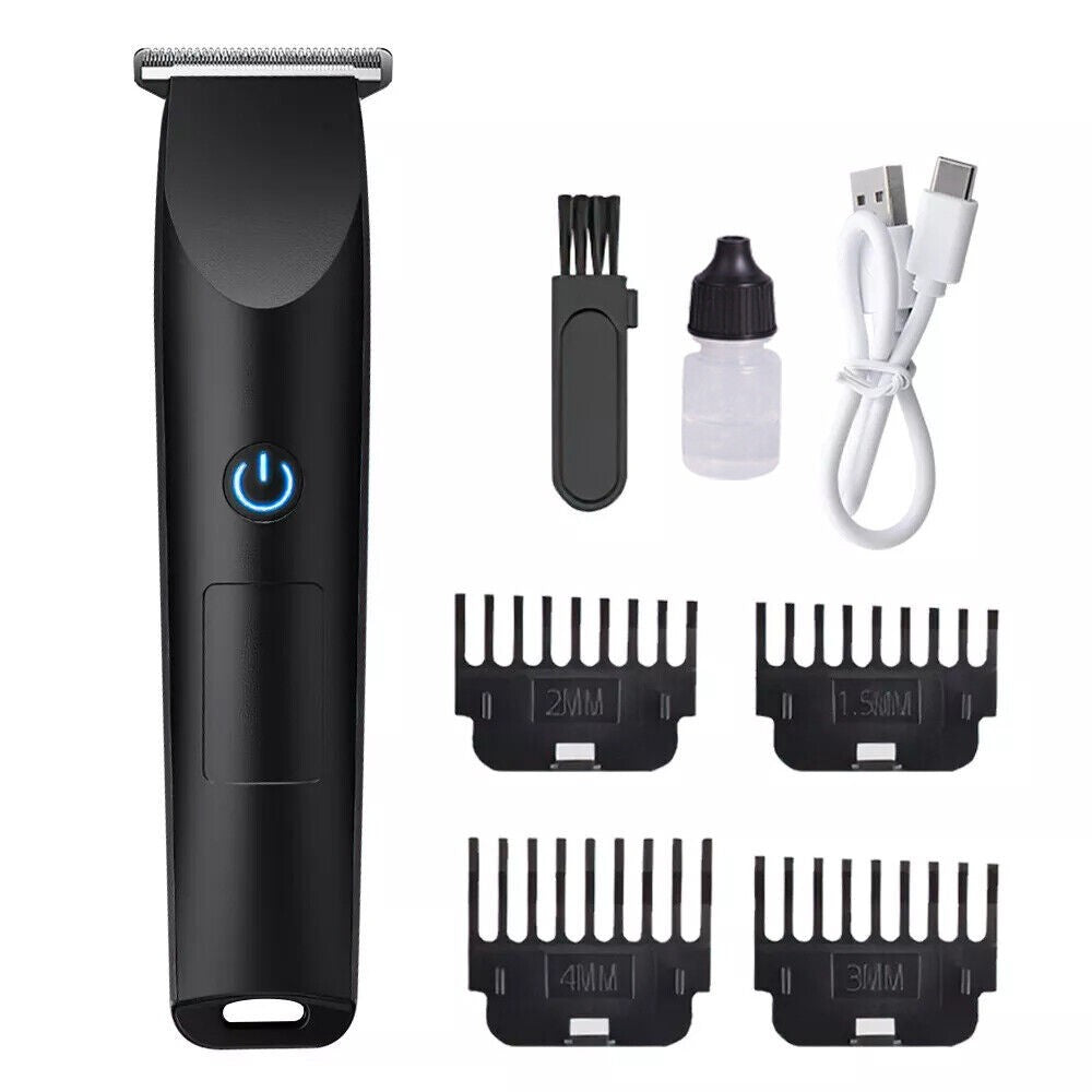 Cordless T-blade hair and beard trimmer – Black