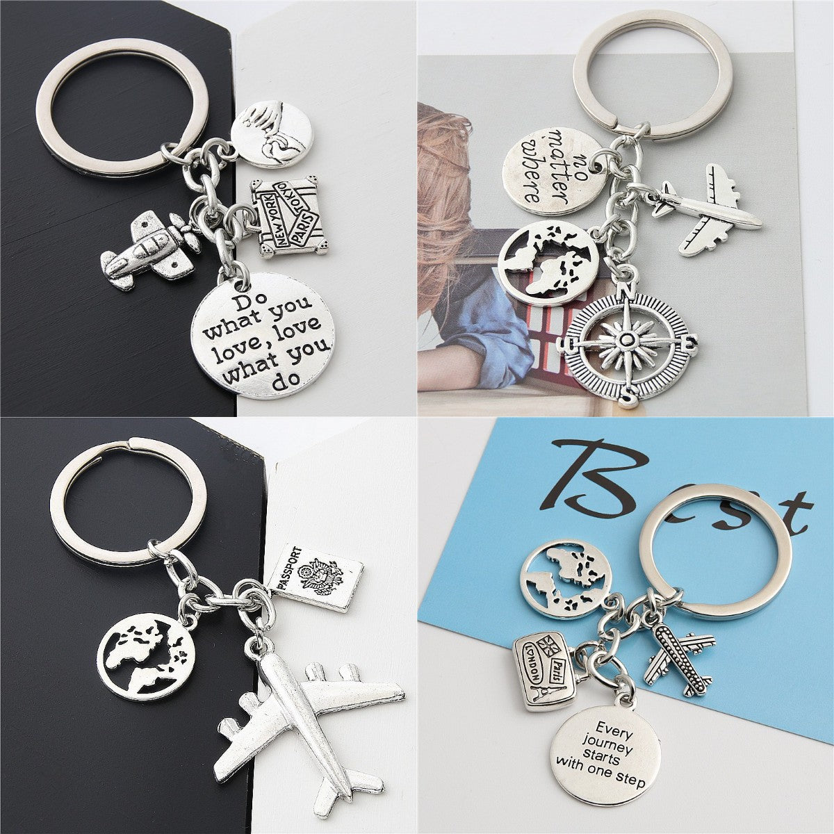 Mini Suitcase Travel Keychain – Three Styles