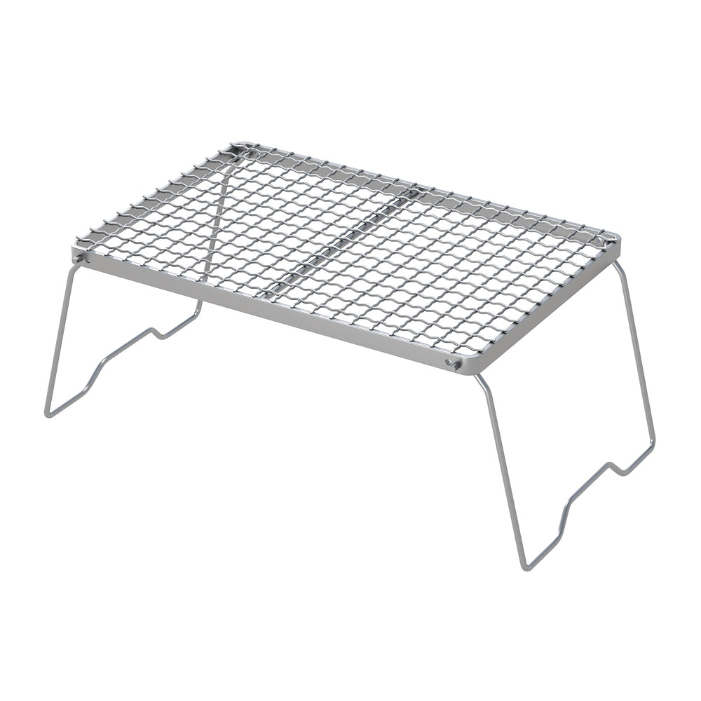 Portable folding charcoal grill with carry bag