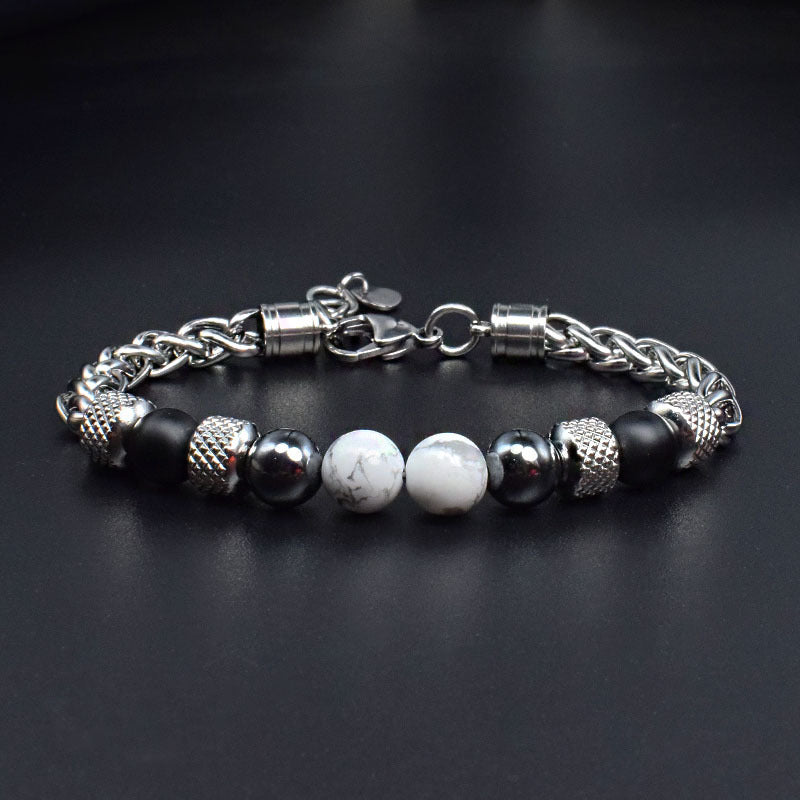 Men's Stone Bead Bracelet – Tiger's Eye, Turquoise & More