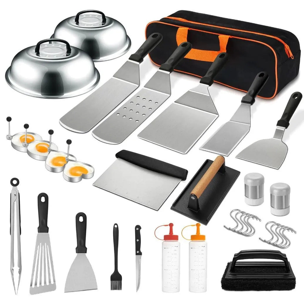 BBQ Tool Set – Stainless Steel, 13 to 45 Pieces